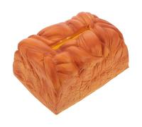 OSOLADY Car Tissue Holder Brown Loaf Bread Shaped with Smooth and No Burrs Foam Sponge Paper Towel Dispenser for Dresser and Outdoor Tent Use