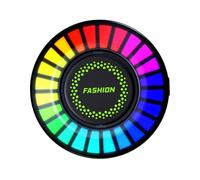 OSOLADY Car Vent Clip Diffuser with LED Lighting Aromatherapy Car Fragrance Diffuser Atmosphere Light Rgb Sound-activated Music Rhythm Air Freshener for Automotive Interior