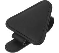 OSOLADY Car Visor Sunglasses Holder Clip for Glasses Cards and Receipts Portable Storage Organizer with Sleek Black Design for Convenient Access and Car Interior Enhancement