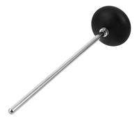 OSOLADY Carillon Stick Drum Mallets with Metal Handle Black for Tongue Drum and Xylophone Percussion Instruments, Musical Instrument Mallets for Beginners and Stage Performance