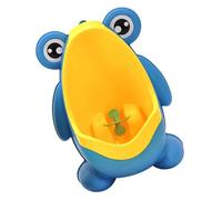 OSOLADY Cartoon Frog Boys Standing Potty Urinal with Wall Mount, Portable Boy Training Urinal Toilet for, Blue Plastic Pee Training Tool with Green Airplane Design Random Style