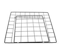 OSOLADY Cat Cage Door 35x35cm Black Iron Mesh Panel, Wire Cage Accessories for DIY Pet Playpen Assembly, Suitable for Cat and Small Pet Enclosures