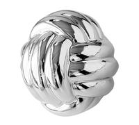 OSOLADY Ceramic Thread Knot Statue for Indoor Decoration Table Decor Modern Nordic Style Ceramic Craft Unique Line Texture and Polished Finish