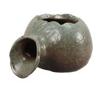 OSOLADY Ceramic Waterfall Jar Outdoor Water Decoration Sturdy Courtyard Jar for Next to The Swimming Pool Home Decor