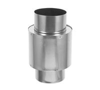 OSOLADY Check Valve for Gas Water Heater: Vent Wind Guard - 7cm/2.75" Gas Hot Water Heater Non-Return/Backflow Preventer - Anti-Wind Cover Duct Connector for Kitchen, Easy Installation