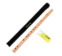 OSOLADY Children’s 6-hole Abs Resin Recorder with 4 Sections, F Key Clarinet for Beginners, Educational Wind Instrument with Carry Bag and Membrane, Suitable for Students and Music Learning