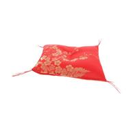 OSOLADY Decorative Ceramic Cat Cushion with Floral Pattern Soft and Washable Base Mat for Small Figurines Non- Cat Display Pad for Home Decor