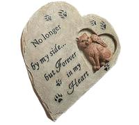 OSOLADY Delicate Resin Cat Memorial Headstone Statue for Garden Pet Memorial with Comfort Feature to Remember Lost Pets