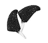 OSOLADY Devil Hairpin Wicked Bobby Hair Clips Halloween Hair Accessories Horns Shape Costume Demon Barrettes Demon Horns Stainless Steel Black