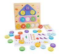 OSOLADY Digital Clock and Alphabet Board Puzzle Educational Cognitive for Parent Interactive Matching Game Developing Thinking and Coordination Skills
