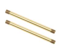 OSOLADY DIY Wall Lamp Copper Threaded Rod 2Pcs M10X200Mm Hollow Tube for Lighting Fixture Stem Replacement
