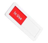 OSOLADY Do Not Disturb Door Sign Sliding Status Display Board 4x10cm White in Use Available Office Meeting Room Privacy Indicator