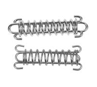 OSOLADY Dog Leash Bungee Spring Shock Absorber Explosion-Proof 304 Stainless Steel Heavy Duty Medium Large Size for Outdoor Hiking and Camping Pets 2Pcs