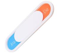 OSOLADY Door Sign Slider for Office and Bathroom Smooth Surface Self-adhesive Easy to Slide Vacant and Occupied Indicator for Home Hotel Hospital Restrooms White Panel
