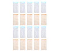 OSOLADY Double-Sided Time Cards Paper Attendance Supply 100 Sheets with Assorted Colours, Easy to Store Office Attendance Cards Gift for Family and Friends in The New Year for Time Clocks