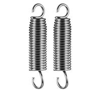 OSOLADY Drum Foot Pedal Spring Stainless Steel Bass Drum Pedal Tension Spring 2Pcs for Easy Installation Improved Playing Experience