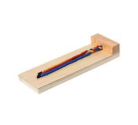 OSOLADY Early Education Teaching Aids Wooden Braid Hair Toy for Boys and Girls for Hair Braiding Practice at Home Preschool