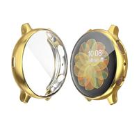 OSOLADY Electroplated Golden Tpu Watch Case Cover for Watch Active Scratch Protective Shell with Precise Cutouts Flexible Shock Resistant Wristwatch Frame