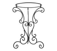 OSOLADY Elegant Artistic Iron Crystal Ball Stand and Gazing Globe Pedestal with Sphere Shape, Stable Bird Bath Base and Flowerpot Holder for Yard and Balconies Garden Wildlife Attraction