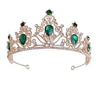 OSOLADY Elegant Rhinestone Tiara Crown for Brides Stunning Wedding Hair Accessory for Special Occasions for Birthdays Engagements and Parties Beautifully Crafted Headband with Dazzling