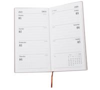 OSOLADY English Agenda Notepad Weekly Planner Notebook for Students Teachers Office Staff Practical Portable Management Diary
