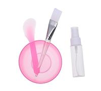 OSOLADY Facial Mask Tool Diy Mask Bowl Beauty Salon Bowl Stirring Rod Facial Mixing Diy Tools for Face Brush Sponge Brush The Stick Random Color