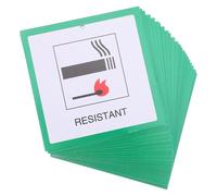 OSOLADY Fire Warning Label Stickers 30Pcs Upholstery Flame Retardant Furniture Tags Safety Decals for Fire Awareness in Household Use