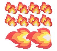 OSOLADY Flame Napkins Fire Pattern Red Tissue 2 Bags 20pcs Each for BBQ and Pentecost Party Supplies