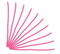 OSOLADY Flexible Silicone Perm Rods Hair Curlers 0.6Cm Small Heatless Spiral Curlers for Women Long Hair Styling in Rose Red Eco-Friendly