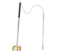 OSOLADY Flexible Tibetan Tingsha Chime Lightweight Portable Brass and Stainless Steel Buddhist Healing Music Instrument for Meditation Room and Energy Healers