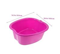OSOLADY Foot Massage Bucket 1-piece Thick Spa Foot Bath Tub Portable Design Purple Home Use