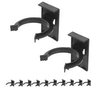 OSOLADY Furniture Leg Plinth Clips Kick Board Clips, 12 Sets Plastic Cabinet Accessories for Inside and Outside Corners in Home Kitchens
