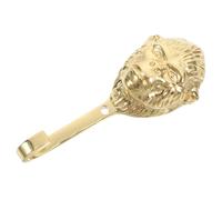 OSOLADY Golden Brass Gorilla Head Wall Hook Heavy Duty Coat Hook with Easy Installation and Handpolished Finish for Bedroom Home Decor Stylish and Unique Design