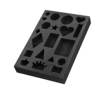 OSOLADY Graphite Crucible Mold 20-Holes Professional Goldsmith Tool Black Wear Resistance Extends Lifespan for Metal Casting Jewelry Making by Professional Jewelers and Hobbyists