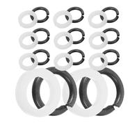 OSOLADY Guitar Tuning Peg Gaskets with High Hardness Made of Metal and Plastic 20 Pairs and Tuner Peg Spacers Diameter Φ4.2, Designed to Improve Sound Quality for Acoustic and Electric