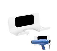 OSOLADY Hair Dryer Holder Stand Wall-mounted Aluminum Dryer Rack Modern Bathroom Accessory