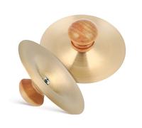 OSOLADY Hand Cymbals for Small Finger Cymbals with Handles Percussion Instrument Beginner Friendly Rhythm Maker for Dancing and Musical Practice