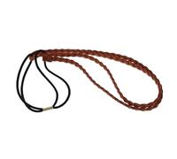 OSOLADY Hand-woven Twisted Braid Headband Candy Color Double-layer Braided Hairband Suede Style Brown Suitable for Women Casual and Retro Hair Accessory