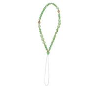 OSOLADY Handmade Beaded Phone Chain Wrist Strap Lost Hanging Lanyard for Mobile Phones and Cameras Decorative Green Crystal Charm String for Women
