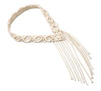 OSOLADY Handmade Bohemian Macrame Headband for Women Elegant Woven Hair Accessory for Travel and Outdoor Activities Comfortable Material Unique Retro Design Great for Any Outfit