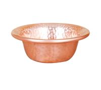 OSOLADY Handmade Copper Water Offering Bowl 8cm for Buddhist Worship and Temple Rituals, Smooth Decorative Copper Bowl for Holy Water and Rice Offering, Suitable for Home and Altar Use