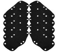 OSOLADY Hard Hat Sweatband 10Pcs Polyester Washable Sweat Absorbing Liners for Labourers Helmet Comfort and Reusable Safety Accessories