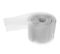 OSOLADY Heavy Duty Aluminum Alloy Mesh Gutter Guard with Downspout Guards, Silver Leaf Screen Cover Preventing Debris Build, Weather Resistant Gutter Mesh Roll for Drainage System