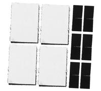 OSOLADY Hook and Strips Non Rug Fixing Patch Black 100pcs Nylon with Strong Adhesive Strength Self-Adhesive Cushion Pads for Wires and Tools for Indoor Floor Mats