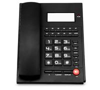 OSOLADY Household Telephones for Elderly Corded Land Line Phones Black Abs Material Adjustable Volume Call Waiting Feature Suitable for Home and Hotel Use