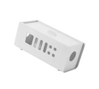 OSOLADY Household Wire Organizer Durable Wear Resistant Multi Function Cable Box for Tidy Spaces for Office Dormitory Home Accessory White Color Capacity for Various
