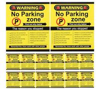 OSOLADY Humorous Parking Cards 100Pcs Multi Violation Reasons Temporary Car Parking Stickers