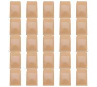 OSOLADY Kraft Paper Envelopes with PVC Window 25pcs Elegant Appearance Mailing Document Bags for Bank Use Suitable for Mailing Holiday Cards and Photos