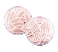 OSOLADY Lace Mesh Double Eyelid Tape for Hooded Eyes Invisible Eyelid Lifting Strips 150 Olive-shaped + 150 Half-moon Shape for Natural Eye Enhancement