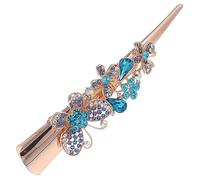 OSOLADY Large Rhinestone Hair Clip for Women Vintage Claw Hairpin Simple Design Elegant Hair Accessory for Parties and Special Occasions
